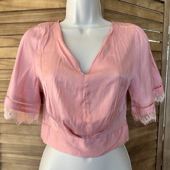 Pink Crop Top - Picture 1 of 4